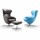 Signet Jester Sessel mit Hocker