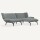 Leolux Devon Sofa 2-sitzig mit Chaiselongue groß