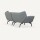 Leolux Devon Sofa 2-sitzig mit Chaiselongue groß